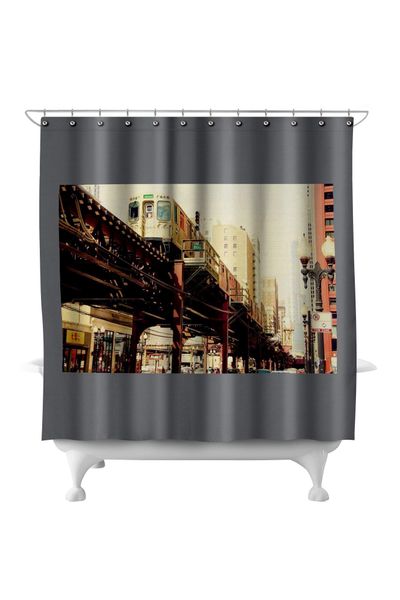 

bathroom shower curtain, bath curtain, colorado get out and hike shower curtain, 72 x 72 inches