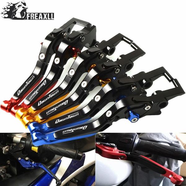 

motorcycle brakes adjustable folding extendable brake clutch lever for kymco downtown 125/200/300/350 300i 350i i cnc