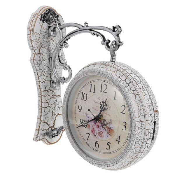 

wall clocks 1pc household hanging clock creative decoration (white)