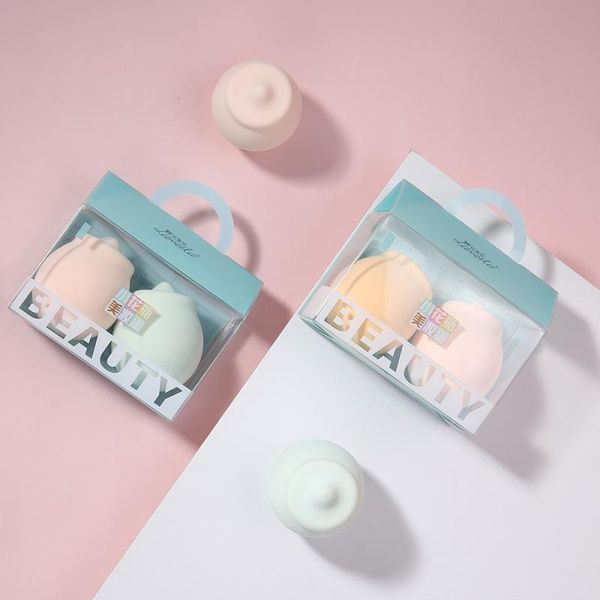 sponges, applicators & cotton 10/4/3/2pcs makeup sponge puff wet and dry dual-use soft face liquid foundation bb cream powder women's t