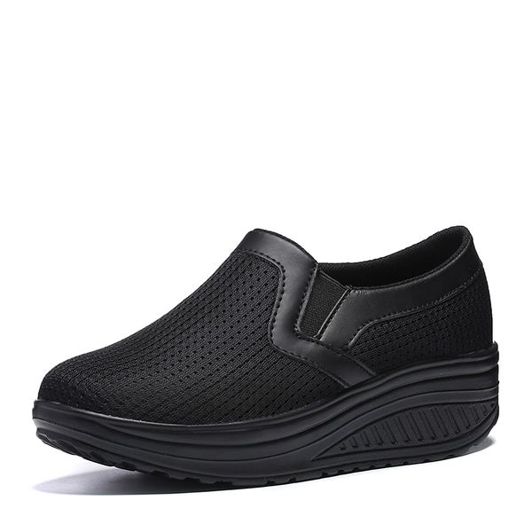 

2021 mens women sports running shoes breathable mesh triple black navy blue pink outdoor increase runners sneakers size 35-42 wy34-1608