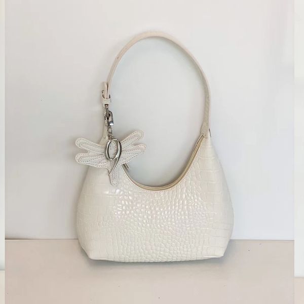 

bag summer moon crescent u-shaped underarm one shoulder hand-held cowhide women's bag