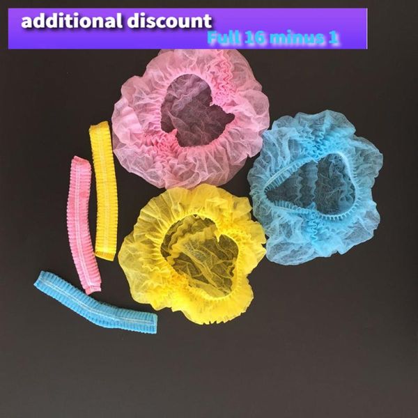 

shower caps disposable nonwoven bouffant hair for salon spa catering