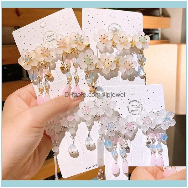 

& barrettes jewelrytassel hairpin headdress step shake aessories clip childrens ancient jewelry hair clips drop delivery 2021 vlzbw, Golden;silver