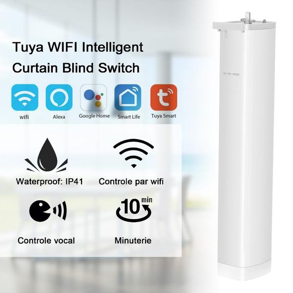 

smart home control tuya wifi roller blinds switch electric curtain remote motor compatible with alexa google assistant ifttt