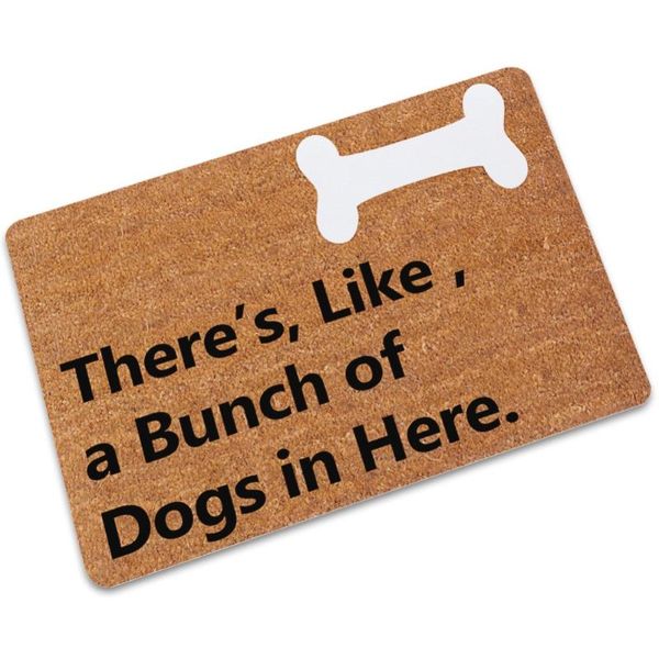 

carpets there's like a bunch of dogs in here funny doormat entrance floor mat door indoor outdoor decorative rug