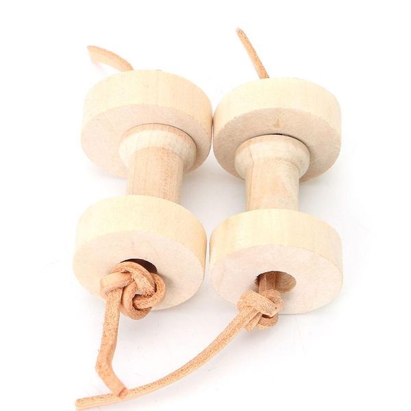 

parrot pet bird dumbbells chew toys wood for parakeet cockatiel fun cage toy other supplies
