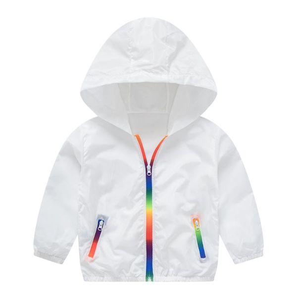 

jackets summer casual lightweight baby girls boys quick-drying anti-uv child coat breathable hooded kids outfits 4-13 years old, Blue;gray