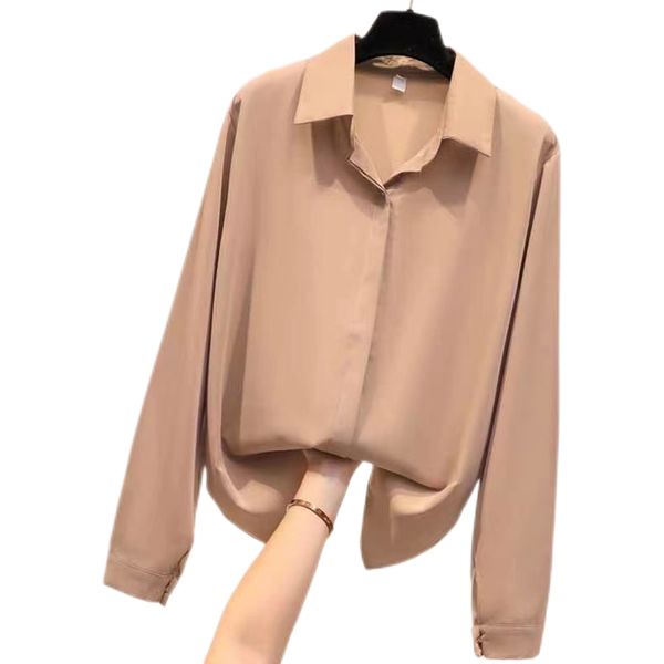 

women's blouses & shirts designer [24 hours delivery] spring , bottoming shirts, large-size clothes, white female students, wear inside