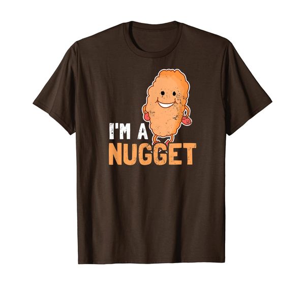 

chicken nugget design | i'm a nugget gift t-shirt, White;black