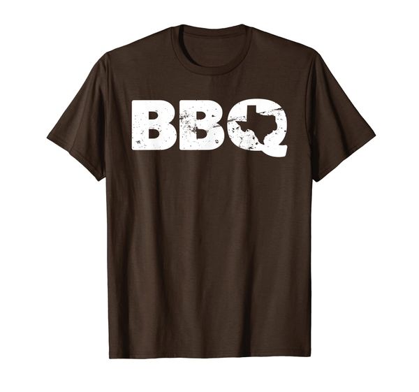 

Texas BBQ novelty Texas Barbecue and Map vintage BBQ T-Shirt, Mainly pictures