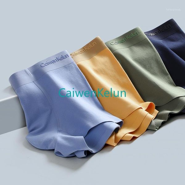 

underpants gift box men's underwear briefs summer pure cotton loose breathable personality seamless head 4-piece set, Black;white