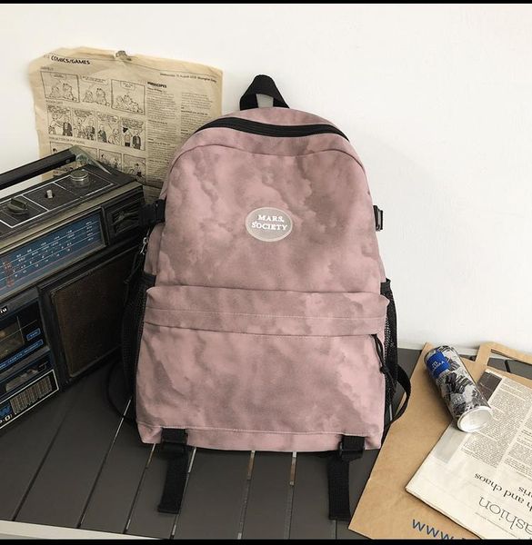 

simple high school student college bag fashion trendy brand leisure travel backpack