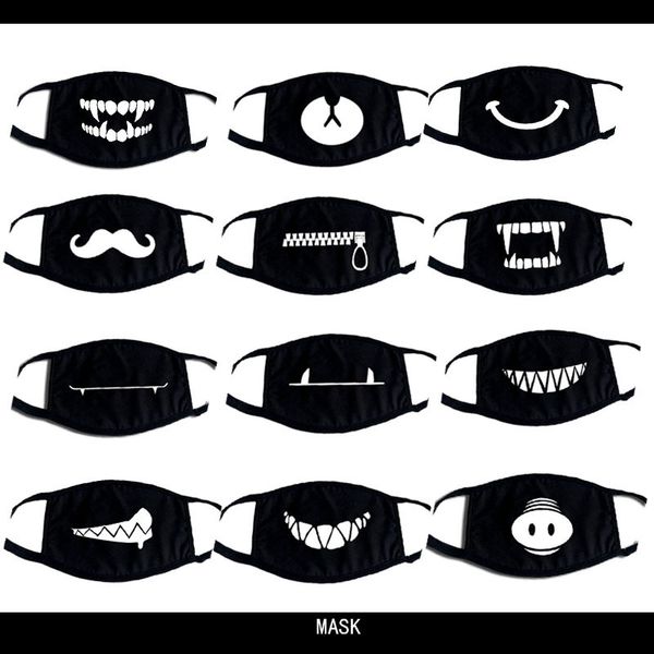 

life fashionable mask riding winter warm men's and women's fashion personality pure cotton breathable cartoon exprsion lovely