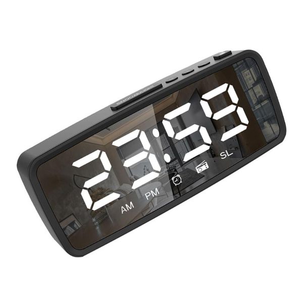 

other clocks & accessories 1 set simple led alarm clock home small radio version
