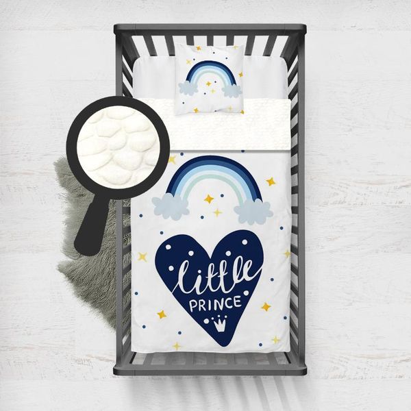

blankets kids minky blanket super soft and warm little prince rainbow baby children for couch bed model 373