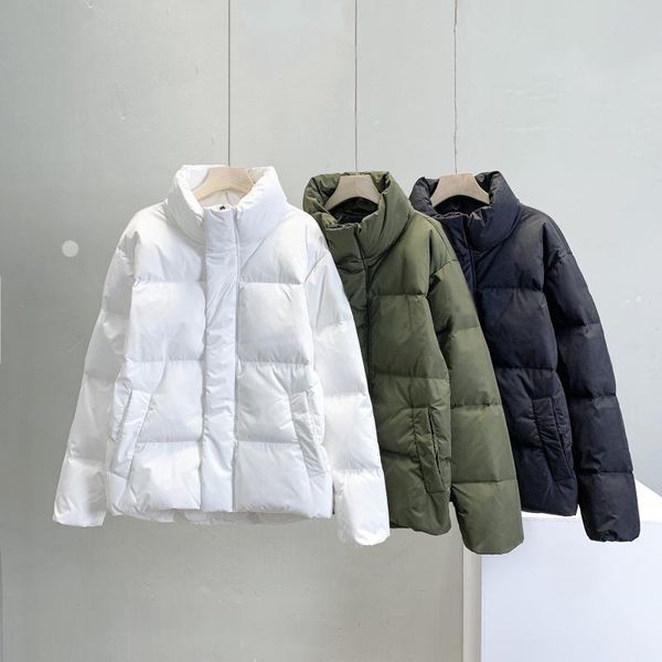 

women's down & parkas 2021 winter trend brand outdoor jacket casual fashion for men and women s-xxl, Black