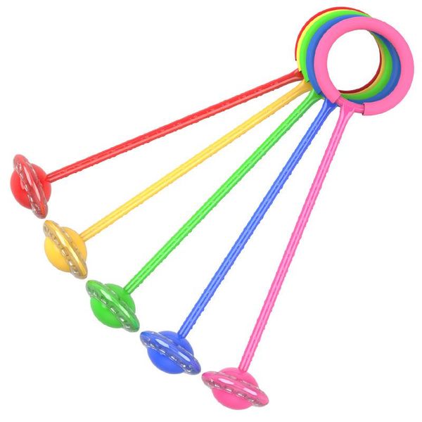 

foot trainer for adults and children flash jump single yo-yo ball set ankle ring luminous rotating leg swing loop ropes