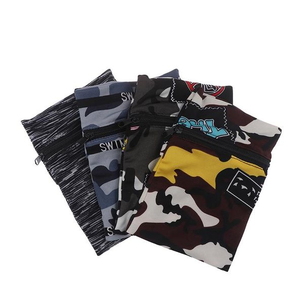 

wrist support multifunctional band zipper ankle wrap sport strap wallet storage for running gym cycling sports safety, Black;red