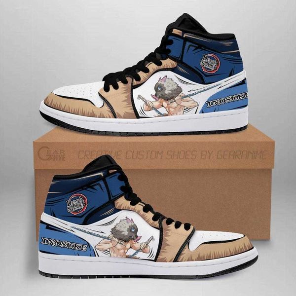 

inosuke sho boots skill beast breathing demon slayer anime sneakers fan