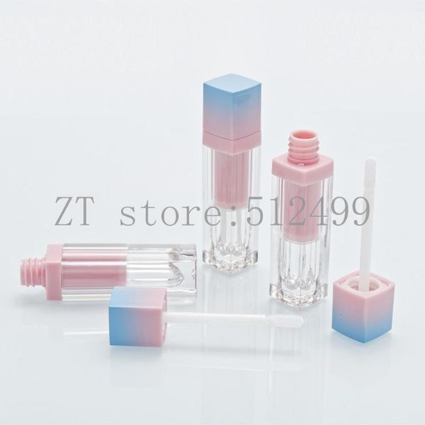 

10/30/50pcs pink blue gradient lip gloss bottle empty cosmetics makeup diy glaze tube 5-6ml refillable container lipstick storage bottles &
