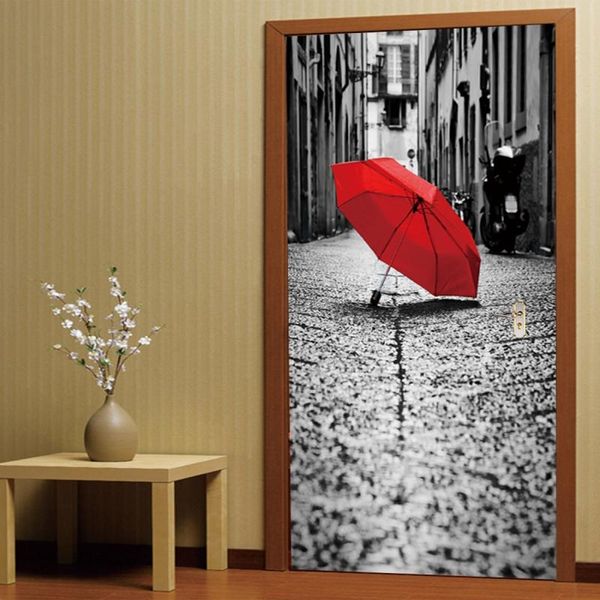 

wallpapers colomac 3d stereo wall door sticker self-adhesive renovation decorative creative living room bedroom decoration accessories