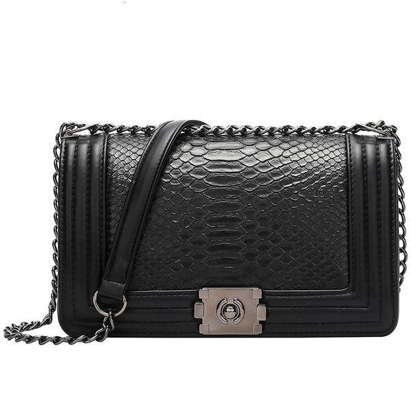 

carteras y bolsos de mujer designer female bag luxury rhinestone channel hand bags women purses and handbags269i, Black