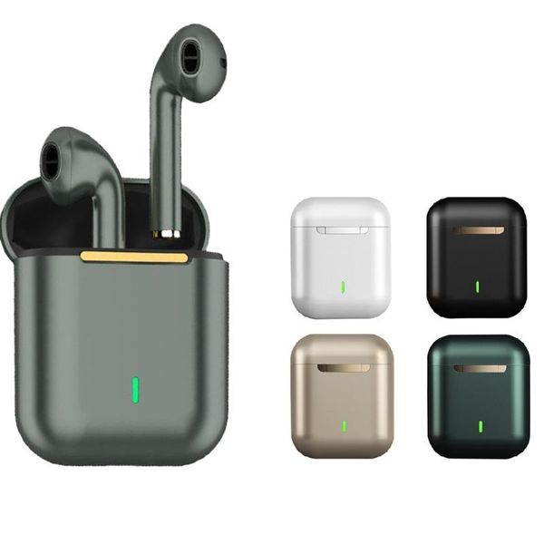 

headphones & earphones j18 tws bluetooth-compatible stereo true wireless headset earbuds in ear handsbuds for phone