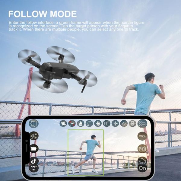 

drones optical flow folding uav remote control drone airplane model hover steadily take off with one button