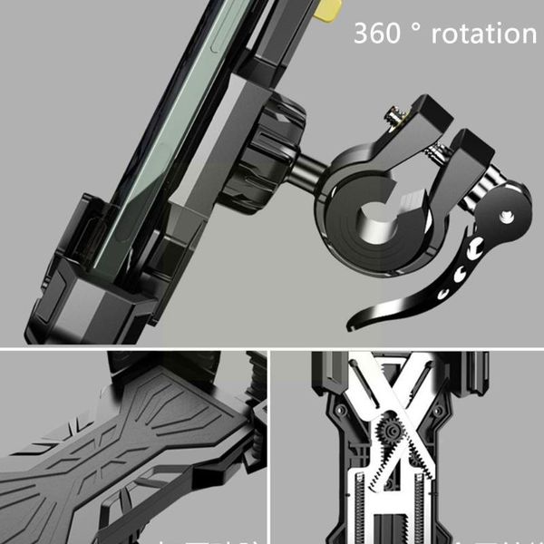 

cell phone mounts & holders adjustable shockproof motorcycle bike holder stand handlebar universal mobile support mount for xi g2p4
