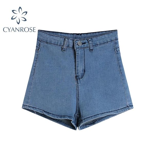 

women's shorts fashion denim women 2021 summer casual slim jeans short washed thin skinny female vintage high waist cotton, White;black