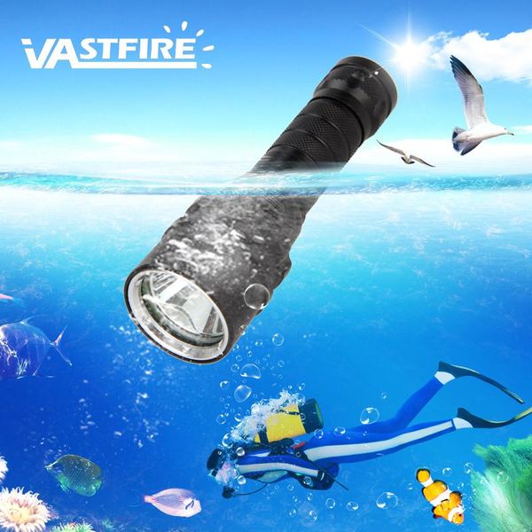 

other led lighting vastfire t6 portable 1000 lumen waterproof underwater 100m diving scuba torch xm-l