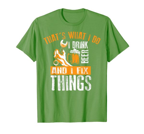 

that's what i do drink beer and know things shirt funny gift, White;black