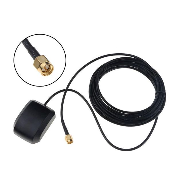 

car gps & accessories receiver sma conector 3m cable antenna auto aerial adapter for dvd navigation night vision camera