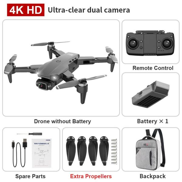 

gps drone 4k with hd camera anti-shake foldable rc quadcopter brushless motor fpv 28min flight time professional drones