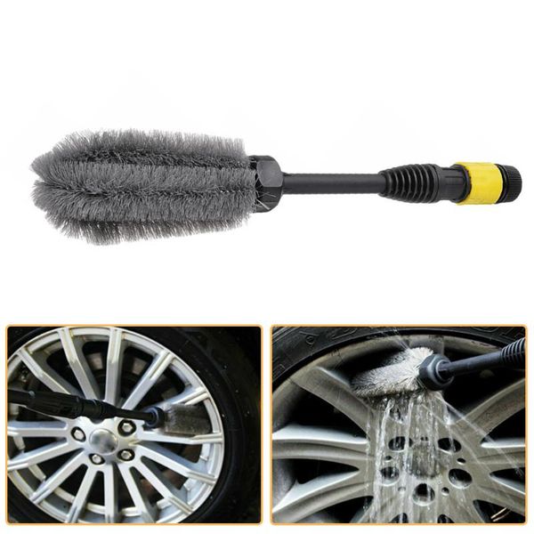 

car sponge wheel cleaning brush tire washing clean tyre alloy soft bristle cleaner automotive precision brush,car accessories