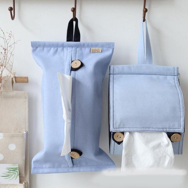 

tissue boxes & napkins eco-friendly cottton linen wipes box wet wipe cleaning carrying bag clamshell snap strap container case