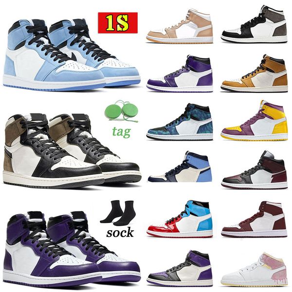 

2021 fashion 1 1s basketball shoes suede leather meterial new brotherhood dark mocha mens womens baskets sport sneaker outdoor designer trai, White;red