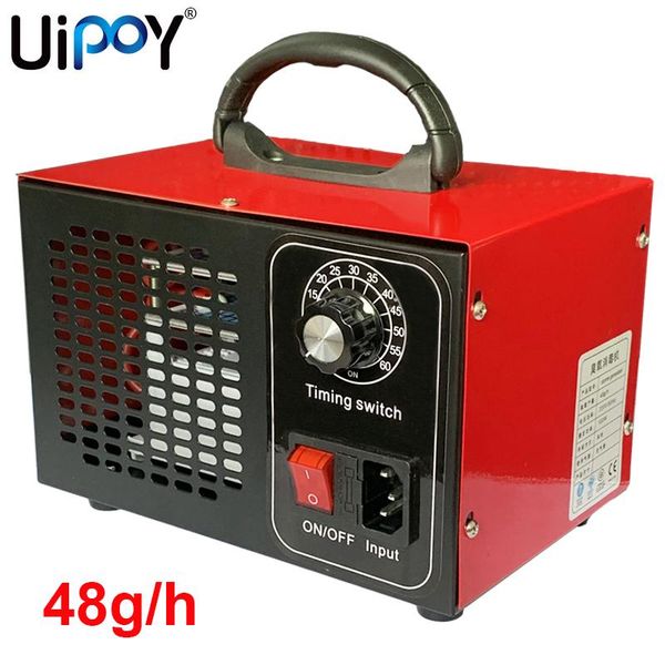 

portable ozone generator 48g/h ozonizer air purifier sterilizer treatment with timing switch machine remove odor ozono o3 purifiers