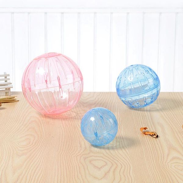 

1pc 12cm home pet funny running ball plastic grounder jogging hamster small exercise toy rodent animal supplies