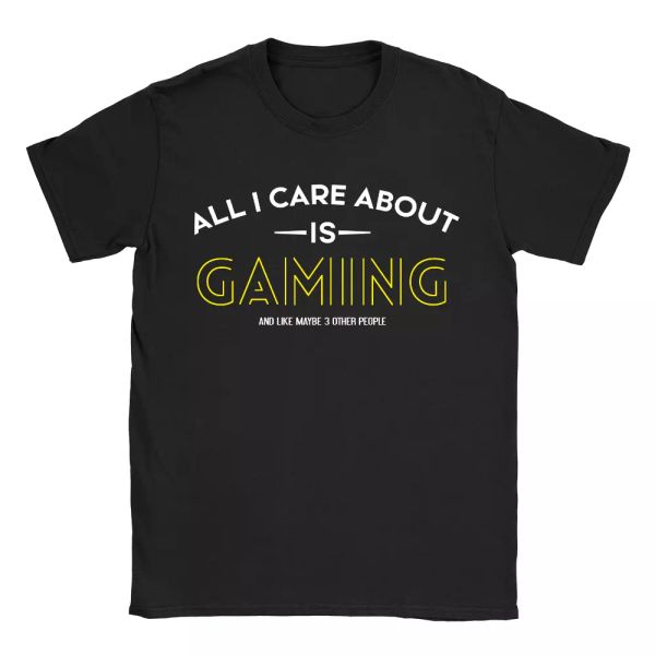 

aicai gaming mens t-shirt funny video gamer gaming gift for son, White;black