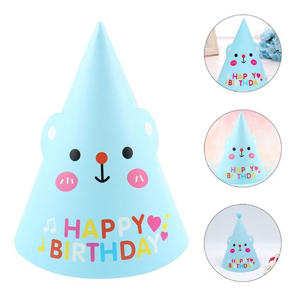 

party hats 1pc birthday cone hat paper cartoon