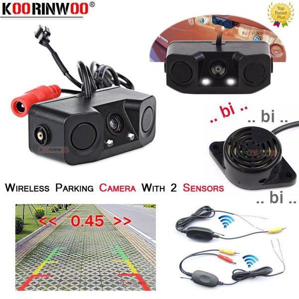 

car rear view cameras& parking sensors koorinwoo ultrasonic wireless camera radar detecting parktronics sensor system with control of blind