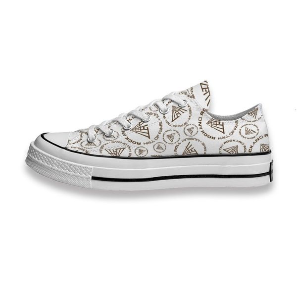 

custom printed sho music band logo rock and roll hall of fame museum sneakers low mens womens skateboard sport footwear diy