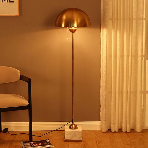

modern copper floor lamp minimalist living room el decoration lamps