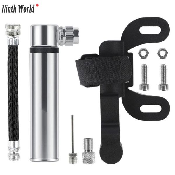 

bike pumps ninth world manual mini portable bicycle aluminum alloy inflator basketball football