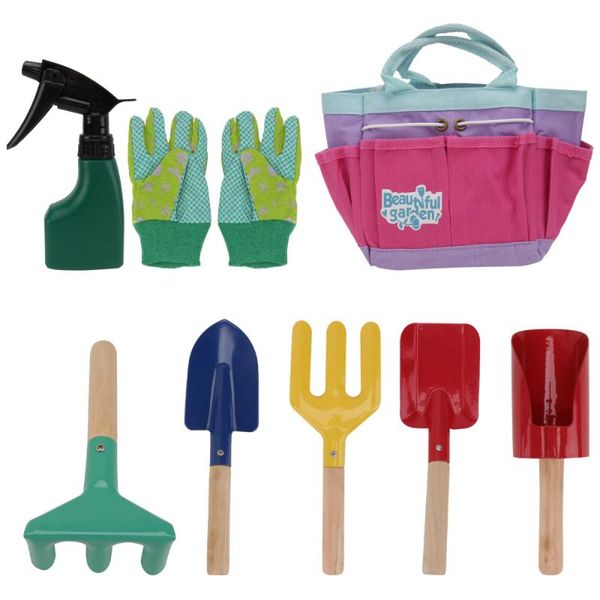 

other festive & party supplies 1set kids gardening tools portable shovel rake fork planting beach toys