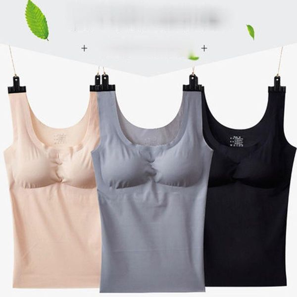 

camisoles & tanks women 2021 summer fashion solid color slim vest female sleeveless bottoming ladies long sports bra j33, Black;white