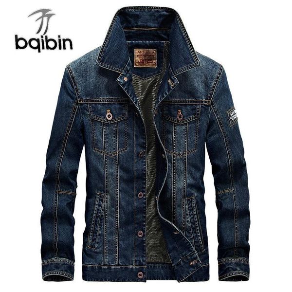 

autumn men's fashion casual brand cowboy jacket coat men spring denim blue jackets coats m-4xl bomber, Black;brown