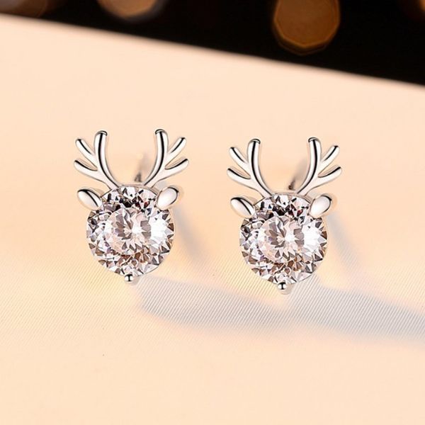 

simple earrings small earrings cute deer has you carat